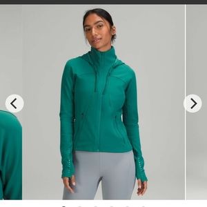 Lululemon sz 4 Rain Repellent Run Jacket- Teal Lagoon